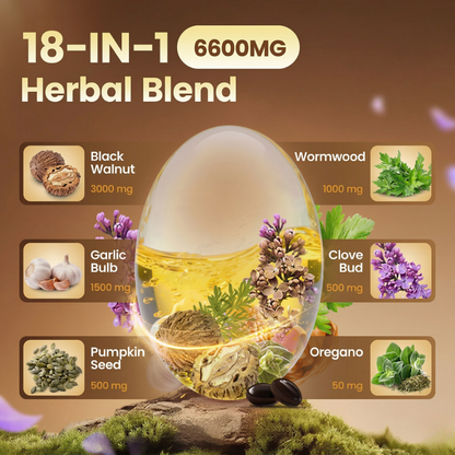 ShapeDrops™ Black Walnut Wormwood Capsules