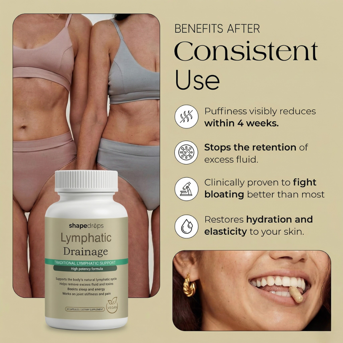 ShapeDrops™ Lymphatic Drainage Supplement