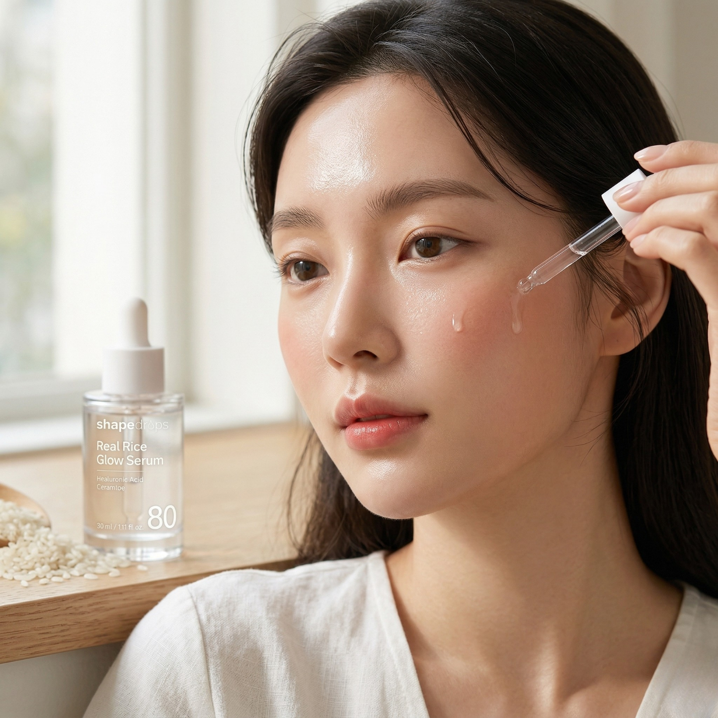 ShapeDrops™ Rice Glow Serum