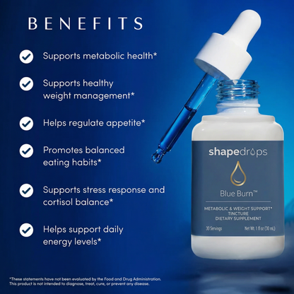 ShapeDrops™ Blue Burn Metabolic Support