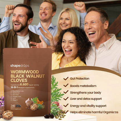 ShapeDrops™ Black Walnut Wormwood Capsules