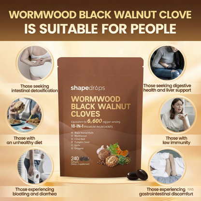 ShapeDrops™ Black Walnut Wormwood Capsules