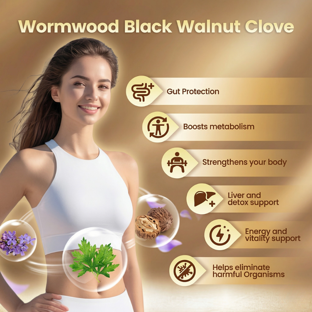 ShapeDrops™ Black Walnut Wormwood Capsules