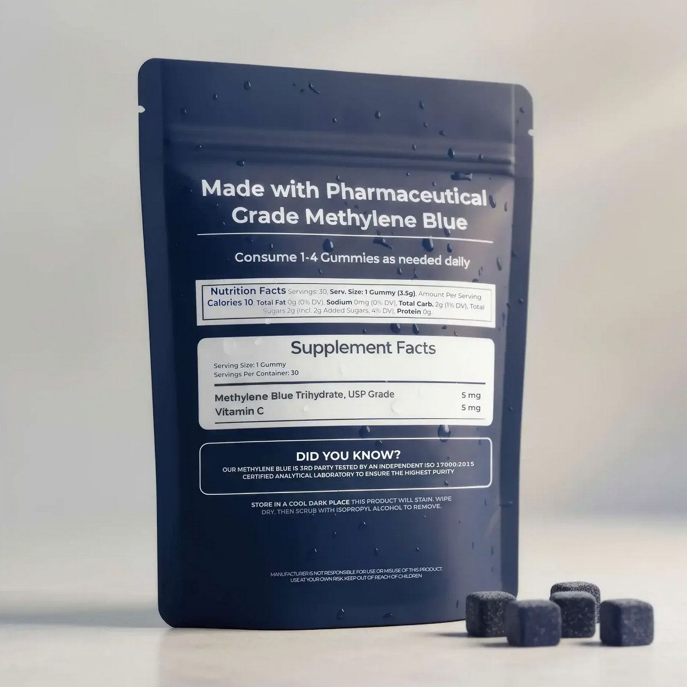 Methylene Blue Gummies for Nerve Pain Relief