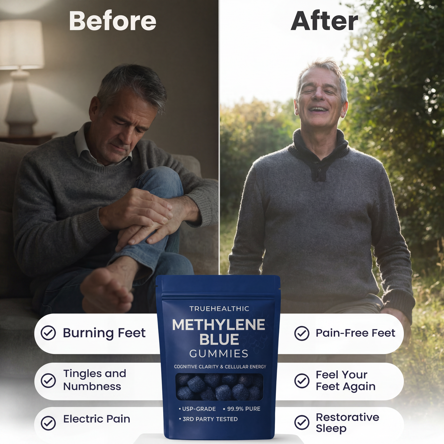 Methylene Blue Gummies for Nerve Pain Relief